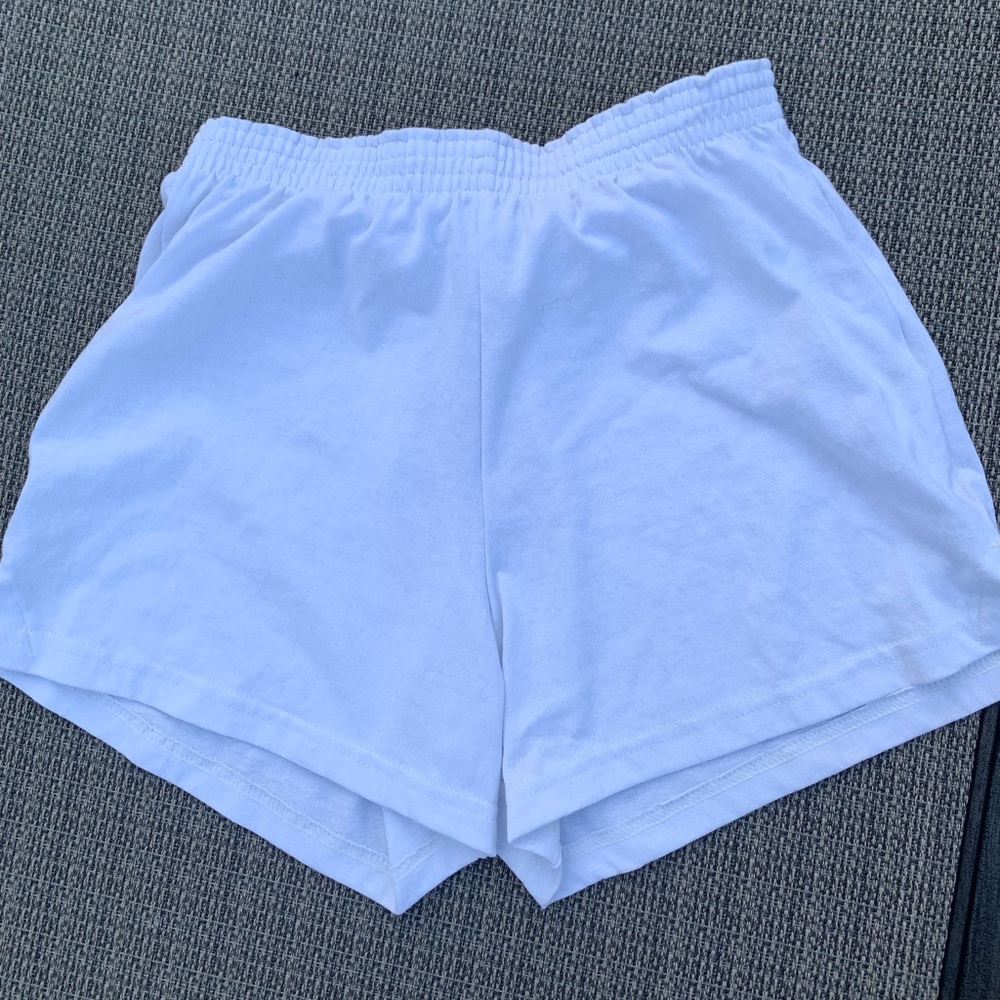 White Varsity Soffe Shorts